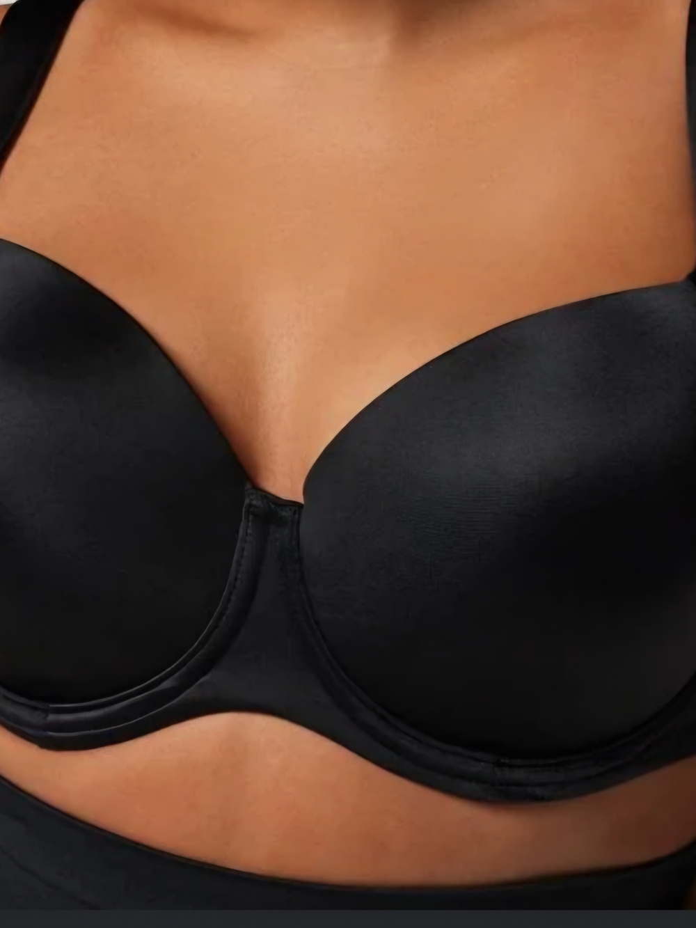 Soma Stunning Suport Black Smooth Underwire T-Shirt Bra, Size 36D - Picture 3 of 15